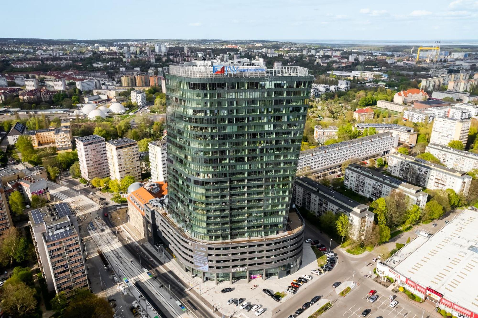 Hanza Tower Apartment No. 524 - Swimming Pool, Jacuzzi, Balcony Szczecin Kültér fotó